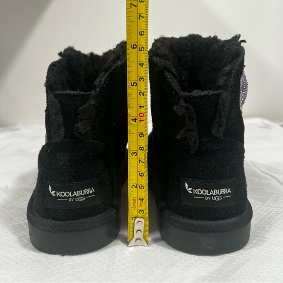 Koolaburra by UGG Koola Star Mini Black Boot Girls Sz 3 - Picture 10 of 13